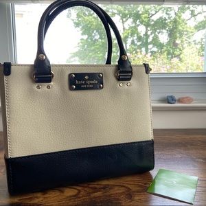 KATE SPADE Quinn Square Leather Satchel Bag
